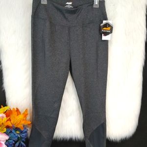 Avia Grey Flex Tech Active Wear Leggings Size M